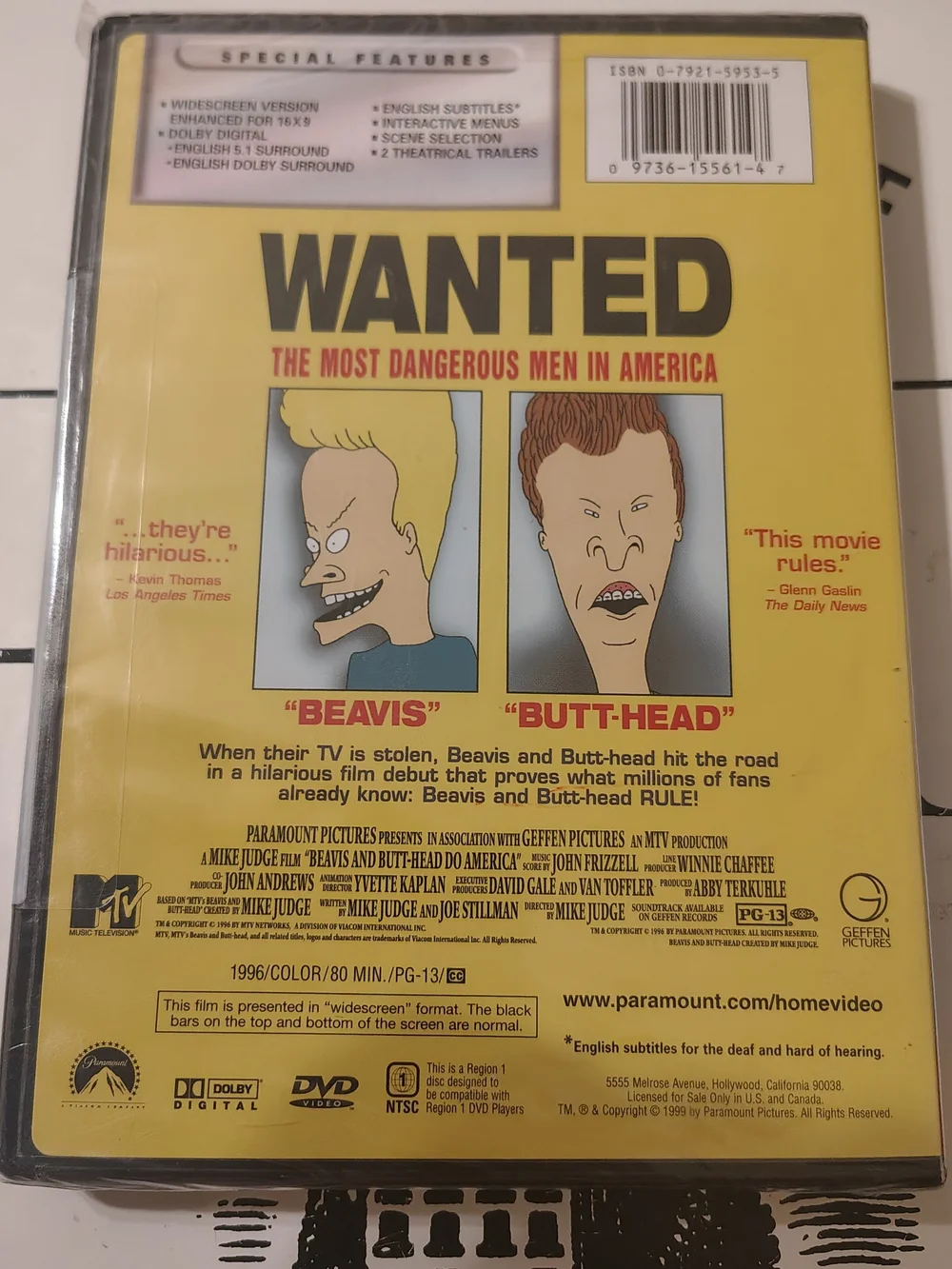 Retro Nostalgia Bundle - Sealed Beavis & Butt-Head Movie/Book + 2 MAD Books
